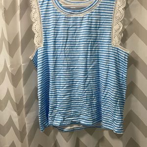 Lilly Pulitzer Lace Striped Top